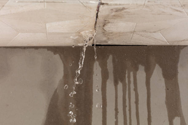 Professional Commercial Water Damage Restoration technician working in Glenwood, IN